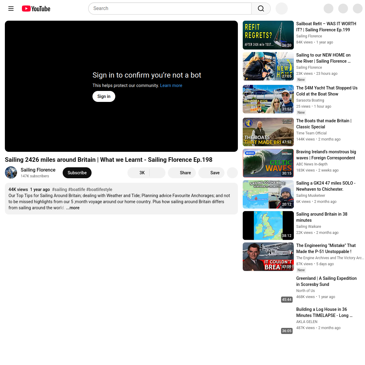 Screenshot of Sailing 2426 miles around Britain | What we Learnt - Sailing ...