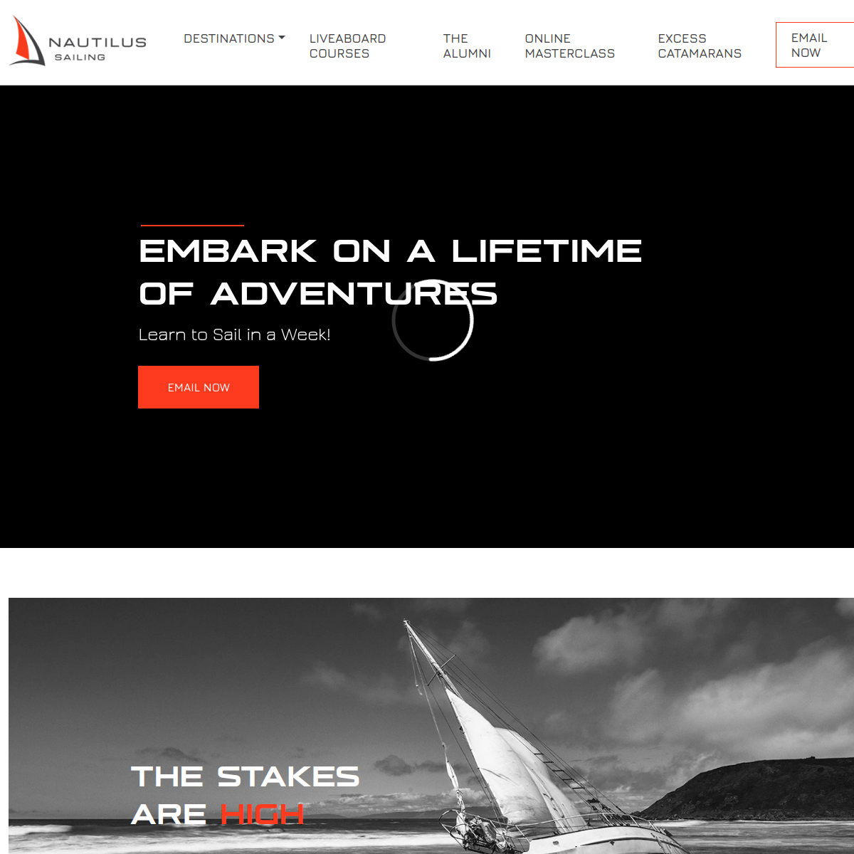 Screenshot of ASA Sailing school - Nautilus Offshore Sailing School