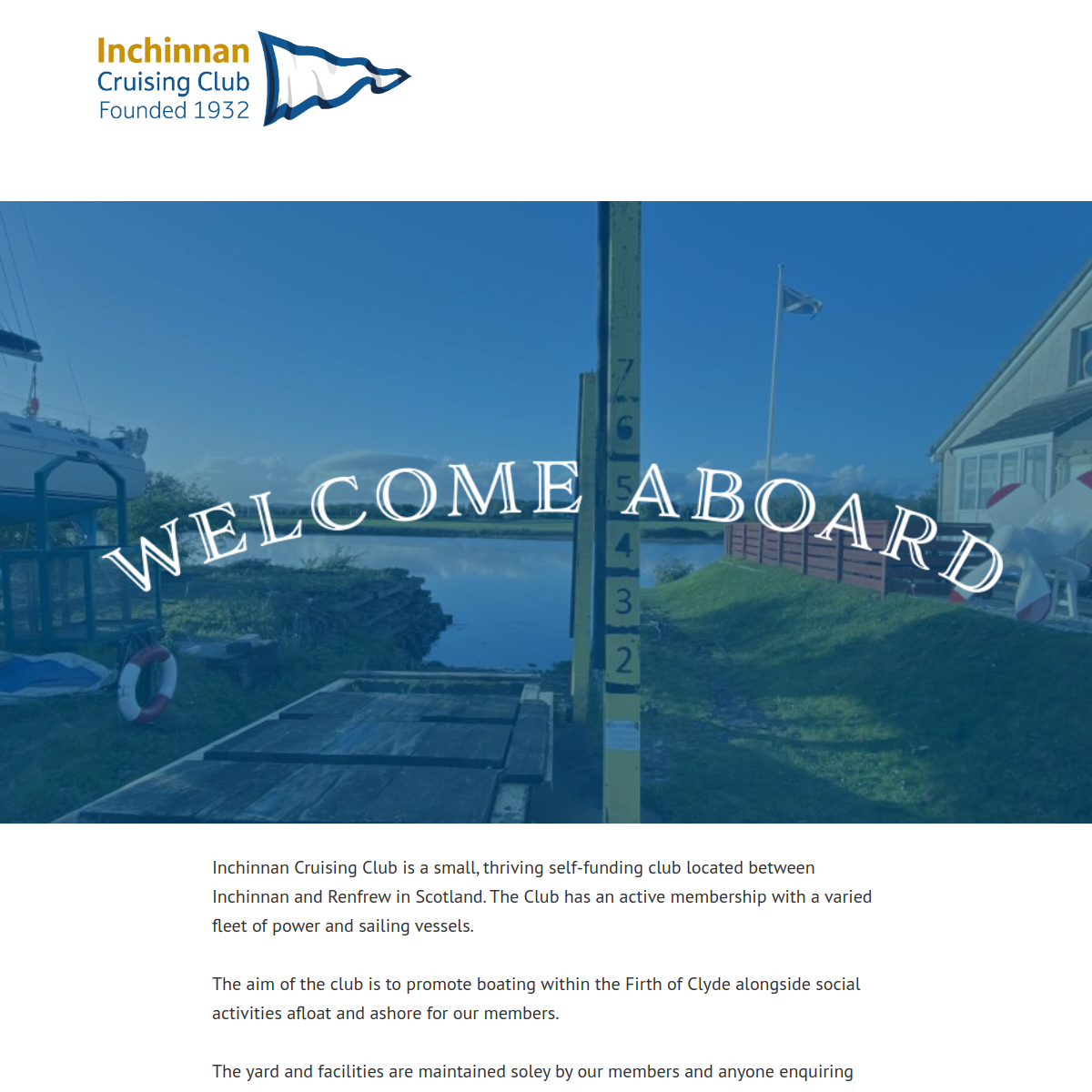 Screenshot of Inchinnan Cruising Club