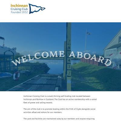 Screenshot of Inchinnan Cruising Club