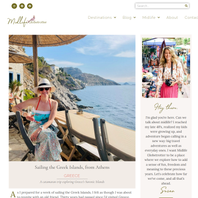 Screenshot of Sailing the Greek Islands, from Athens – Midlife Globetrotter