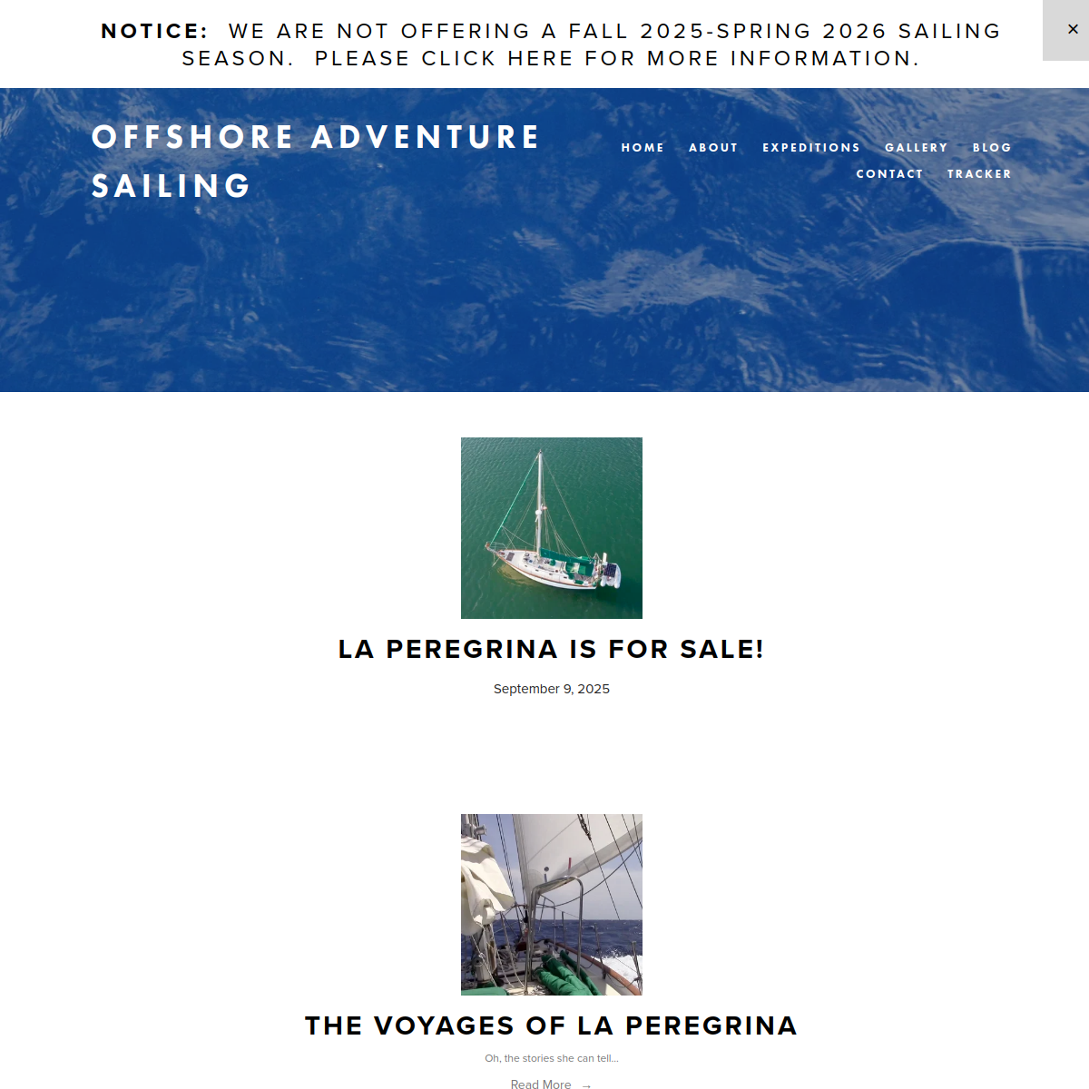 Screenshot of Blog — Offshore Adventure Sailing