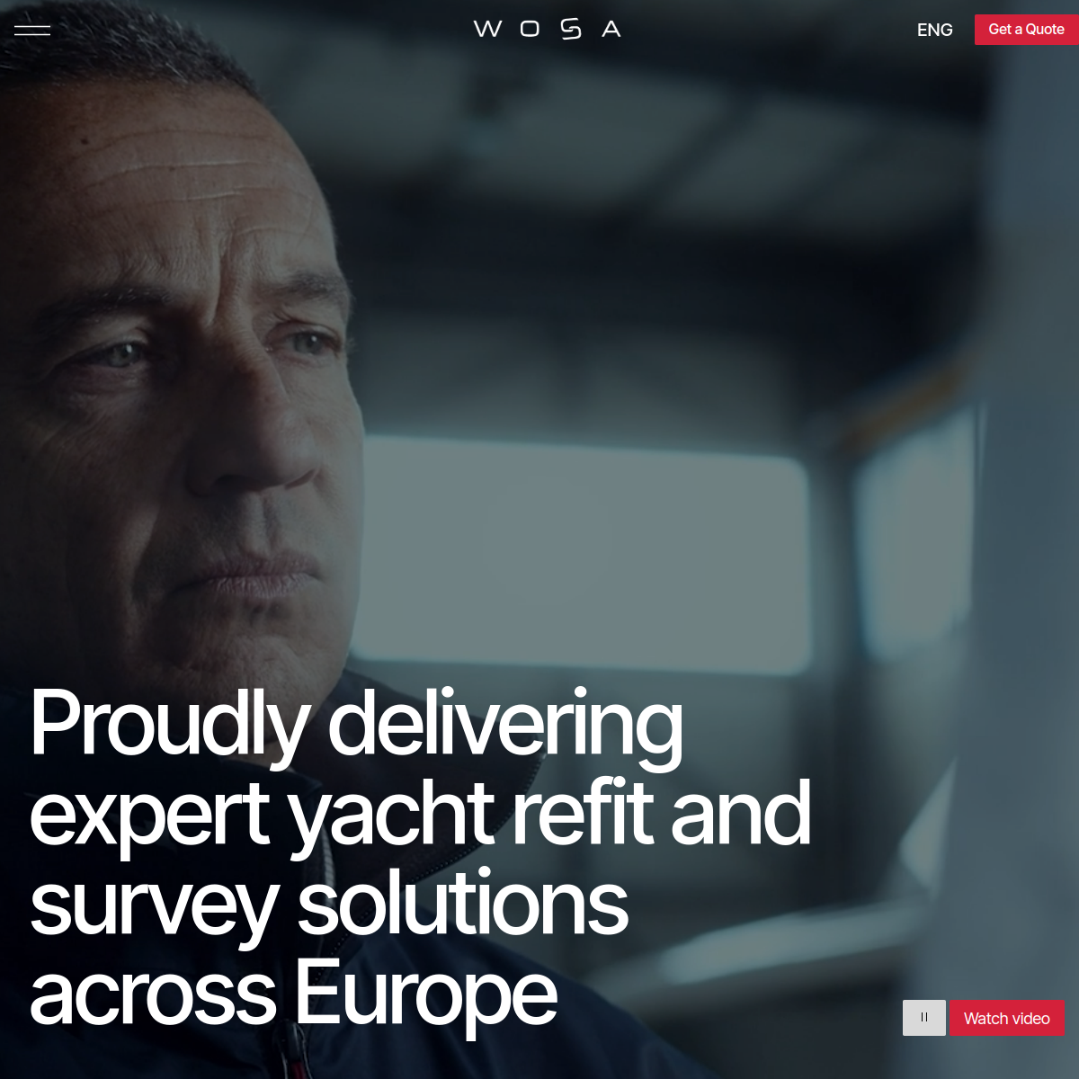 Screenshot of WOSA Yacht Refit