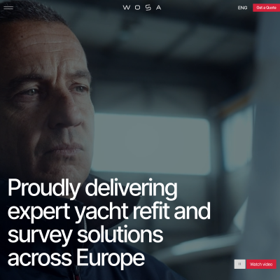 Screenshot of WOSA Yacht Refit