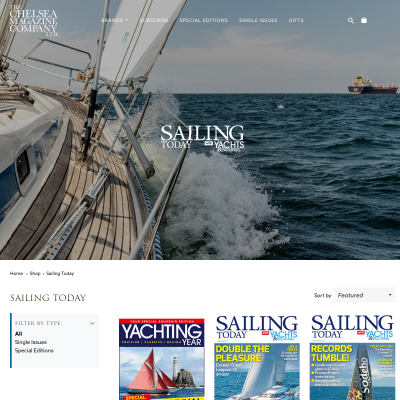 Screenshot of Sailing Today - The Chelsea Magazine Company Shop