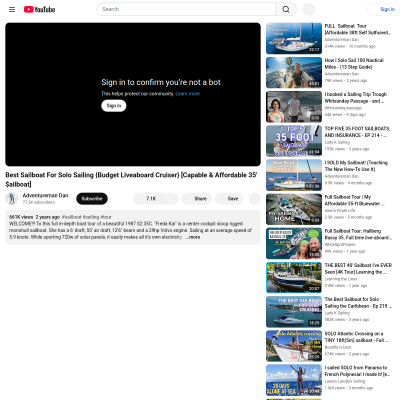 Screenshot of Best Sailboat For Solo Sailing {Budget Liveaboard Cruiser ...