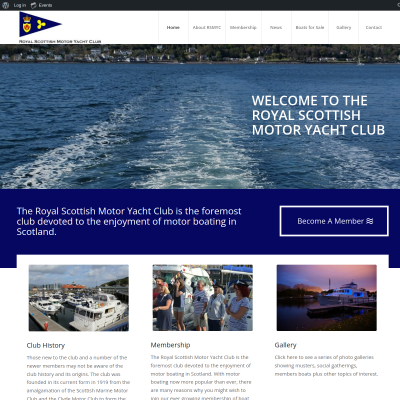 Screenshot of Royal Scottish Motor Yacht Club