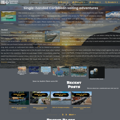 Screenshot of Single-handed sailing adventures in the Caribbean