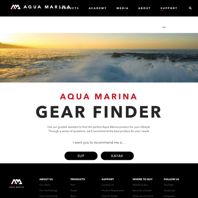 Screenshot of Gear Finder - Aqua Marina