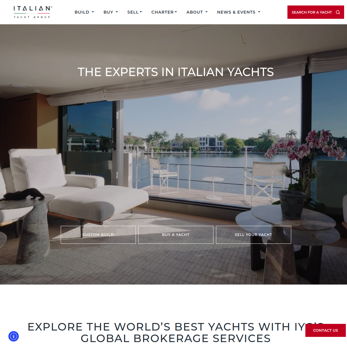 Screenshot of The Italian Yacht Group: Luxury Yacht Sales Brokerage