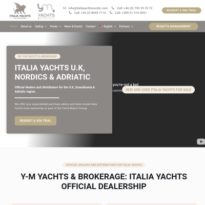 Screenshot of Italia Yachts Nordic