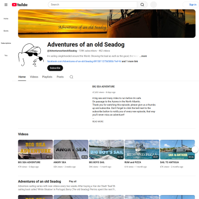 Screenshot of Adventures of an old Seadog