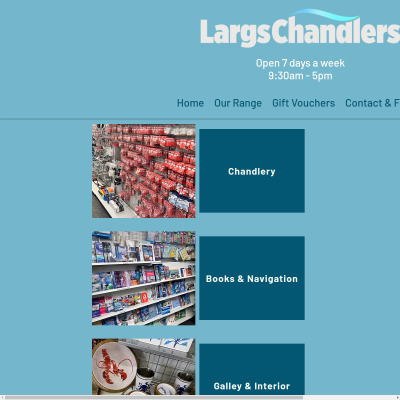 Screenshot of Largs Chandlers