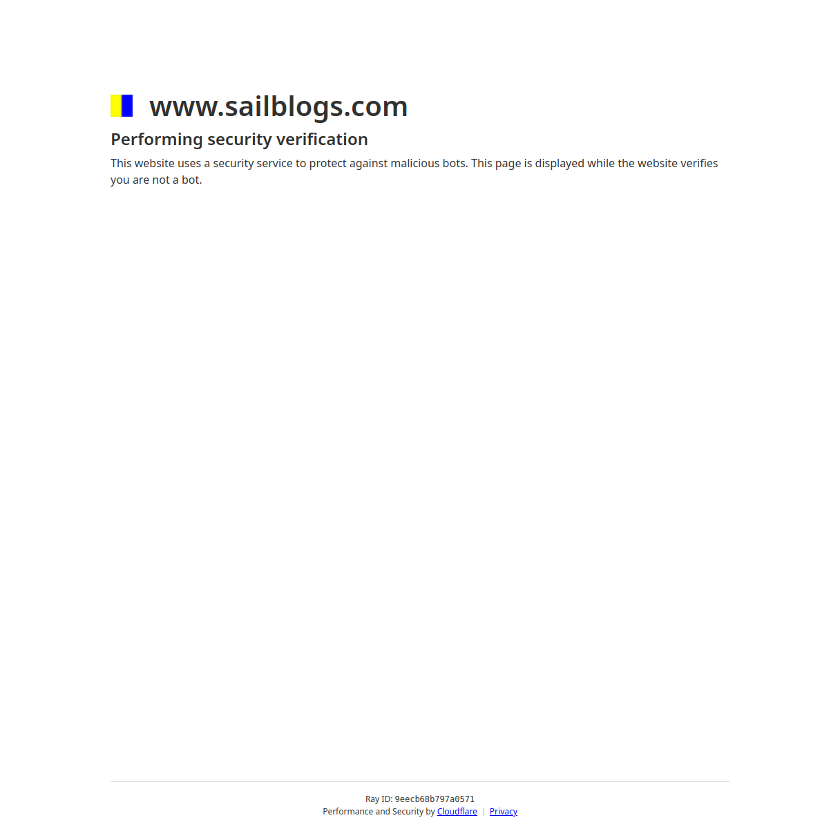 Screenshot of SailBlogs | Sailing Blog Hosting & Social Network