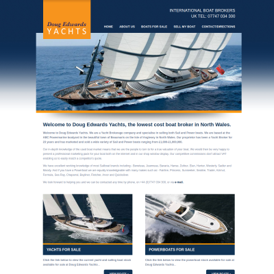 Screenshot of Boats For Sale, Yachts for Sale, Powerboats For Sale - Yacht Brokers