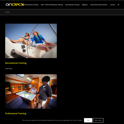 Screenshot of Ondeck Sailing: Home