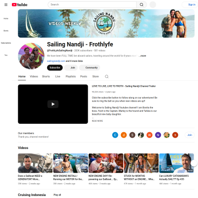 Screenshot of Sailing Nandji - Frothlyfe