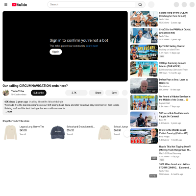 Screenshot of Our sailing CIRCUMNAVIGATION ends here? - YouTube