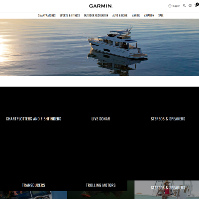 Screenshot of All Garmin Marine Products