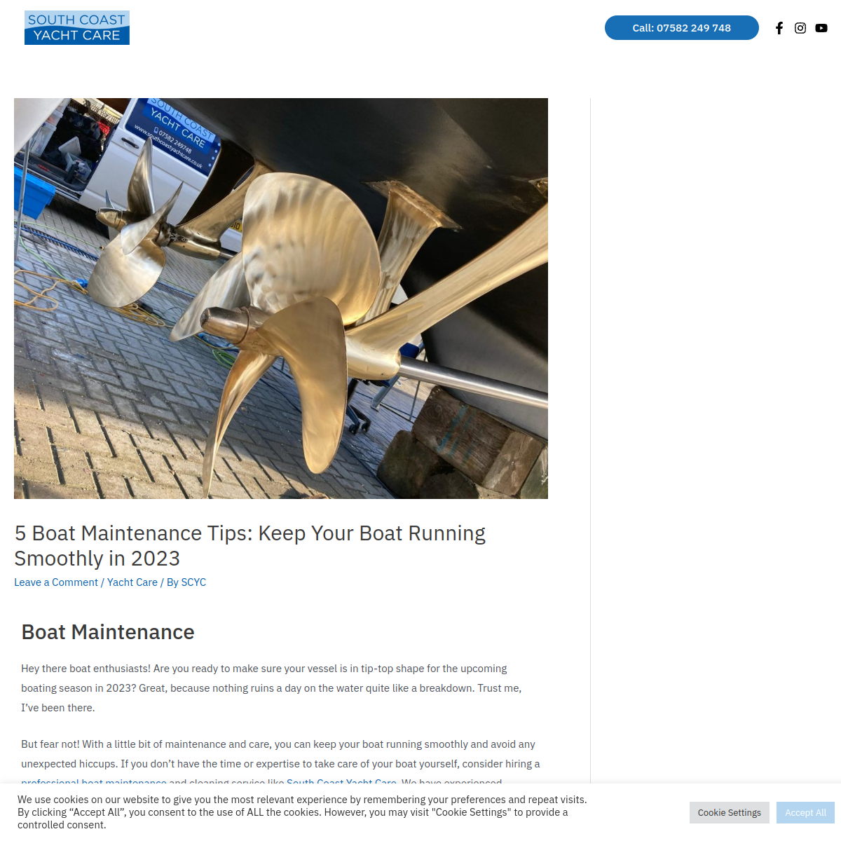 Screenshot of 5 Boat Maintenance Tips: Keep Your Boat Running Smoothly in 2023
