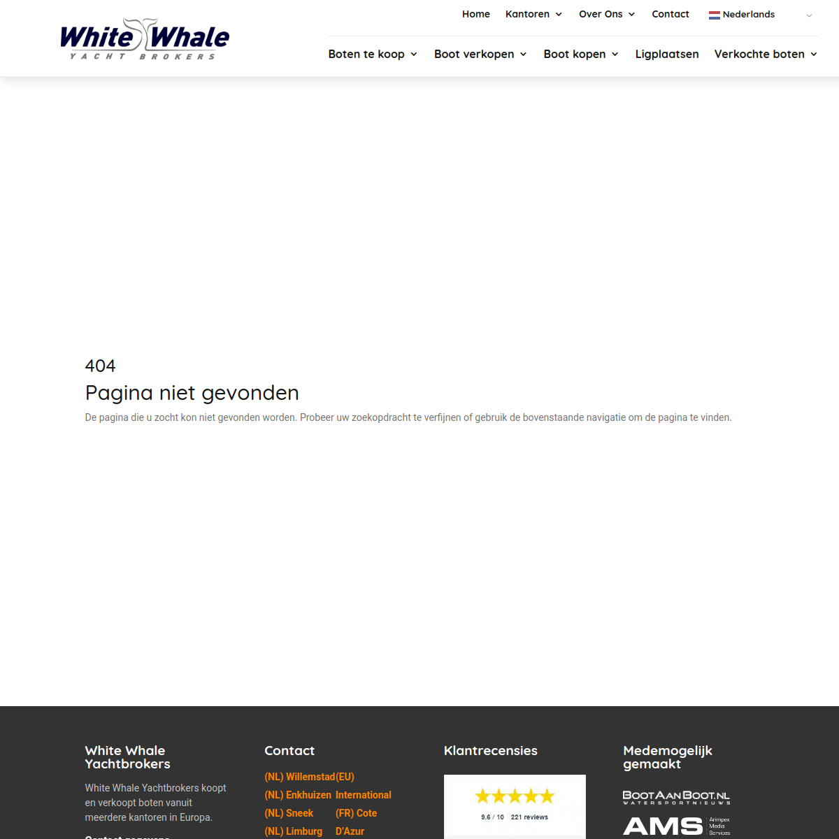 Screenshot of Yacht broker in the South of France - White Whale Yacht brokers