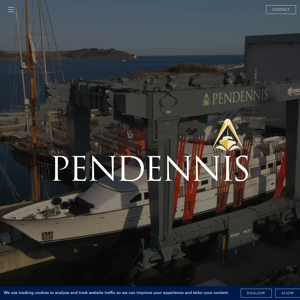 Screenshot of Luxury Superyacht Build & Refit – Pendennis