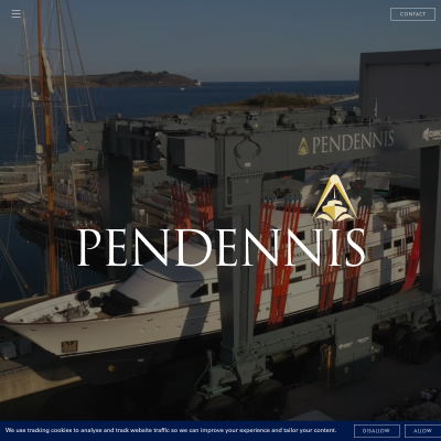 Screenshot of Luxury Superyacht Build & Refit – Pendennis