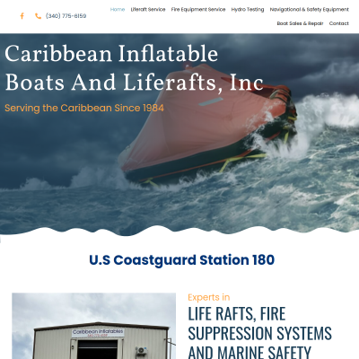Screenshot of Marine Safety Equipment in St. Thomas, USVI