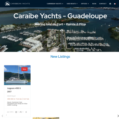 Screenshot of Caraibe Yachts