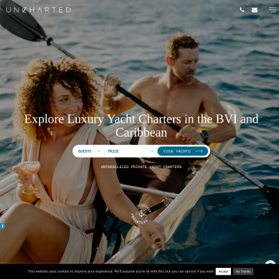 Screenshot of Caribbean Yacht Charters | Private Yacht Charters | BVI