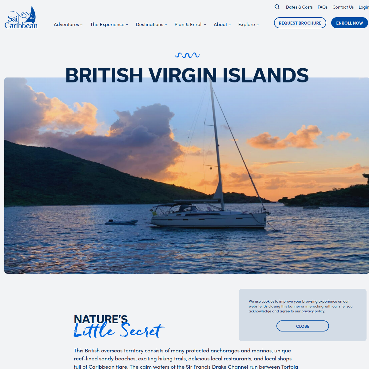 Screenshot of British Virgin Islands - Sail Caribbean