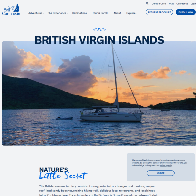 Screenshot of British Virgin Islands - Sail Caribbean