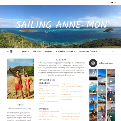 Screenshot of Sailing in the Caribbean — Sailing Anne-Mon