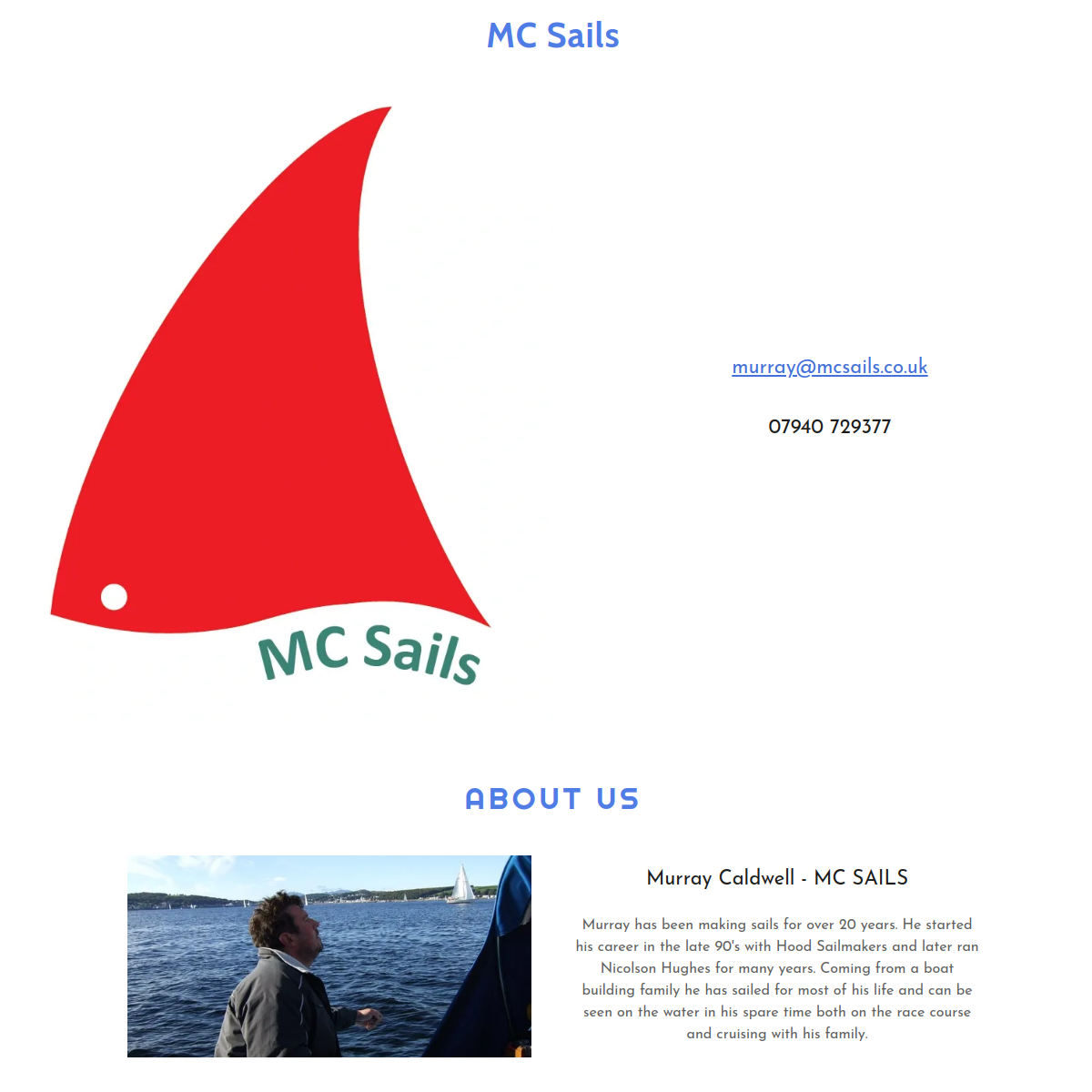 Screenshot of MC Sails: Sail Loft