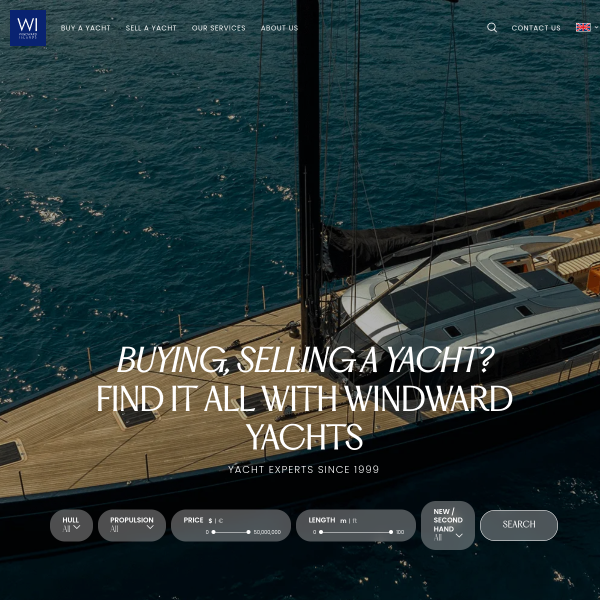Screenshot of Yachts for Sale | Explore Premium New & Pre-Owned Vessels